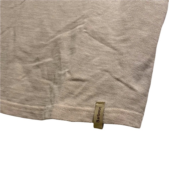 Barbour Cream Half Zip Sweater Vest - Picture 5 of 5